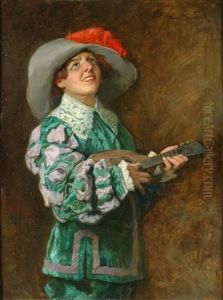 Lutenist by Rudolph Jelinek
