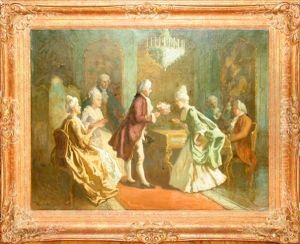 Vienna Parlor Scene Vienna Parlor Scene