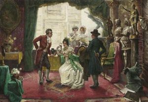 Beim Antiquitatenhandler by Rudolph Jelinek