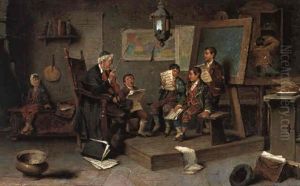 Die Musikstunde by Rudolph Jelinek