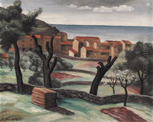Besonnte Mediterrane Fruhlingslandschaft - view 1