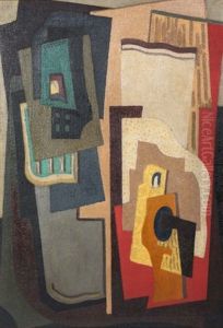 Composition, Two Elements by Mainie Harriet Jellett