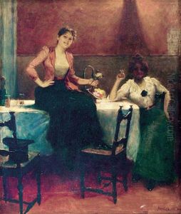 Two Women by Jenoe Jendrassik