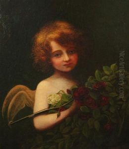 Cupid With Roses by Blanche Jenkins