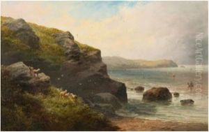 Bigbury Bay, Devon; Hope Cove, Devon (2 Works) by George Henry Jenkins