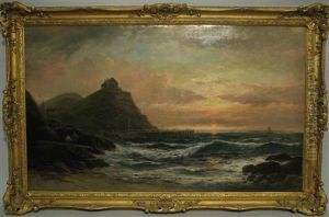 Coastal Scene With Pier