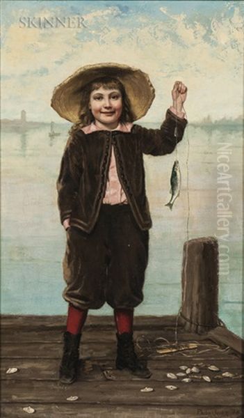 Phoebe (phebe) Jenks (american, 1847-1907) The First Catch - view 1