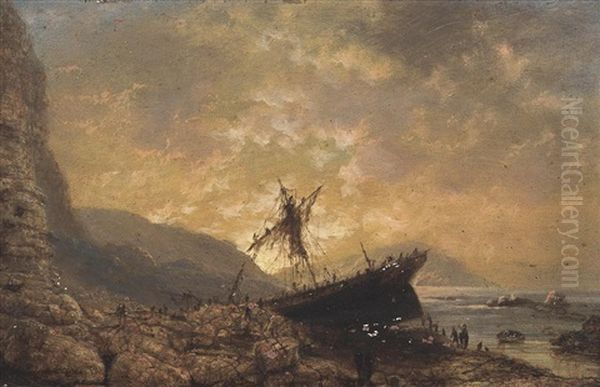 Wreck Off The Coast - view 1
