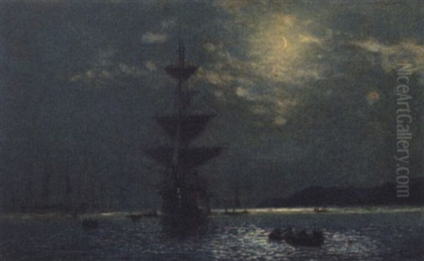 H.m.s. "royal Albert" With The Fleet In Plymouth Sound - view 1