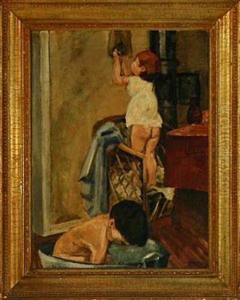 Interior With Bathing Boys - view 1