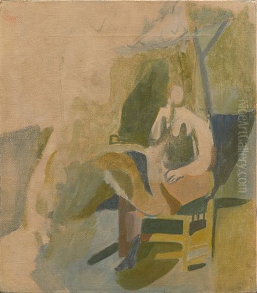 Study For Seated Figure #4 - view 1