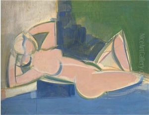 Reclining Female Nude No. 2 by Humphrey Jennings