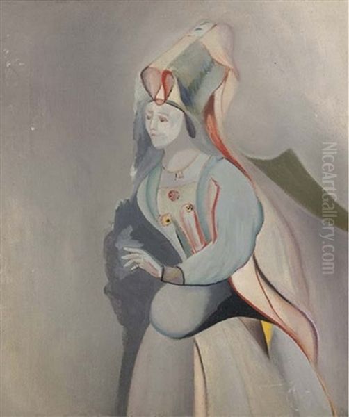 Woman In Medieval Costume - view 1