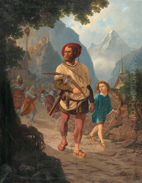Wilhelm Tell Mit Sohn - view 1