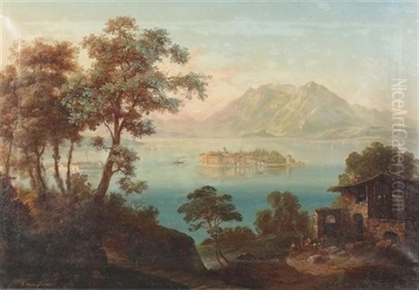 Partie Auf Dem Lago Maggiore Mit Den Borromaischen Inseln - view 1