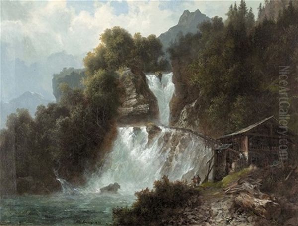 Die Reichenbachfalle Bei Meiringen - view 1