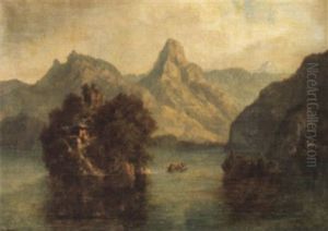 Blick Auf Den Lauerzersee by Arnold Albert Jenny