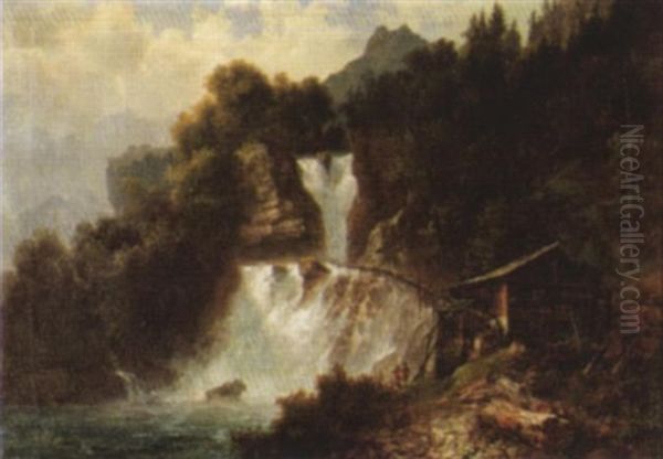 Blick Auf Die Reichenbachfalle - view 1