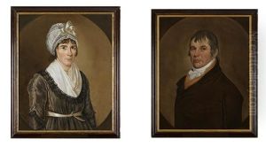 Pair Of Portraits: A Lady And A Gentleman