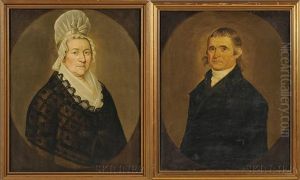 Portraits Of Jabez Baldwin (+ Portrait Of His Wife Lydia; Pair)