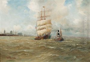 Ships Off Cuxhaven Ships Off Cuxhaven