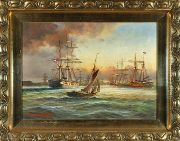 Segelschiffe Auf See - view 1