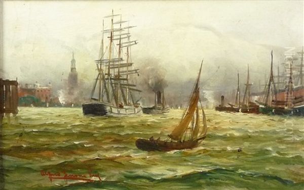 Schiffe Im Hamburger Hafen - view 1
