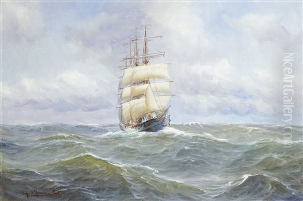 Vollschiff Auf Hoher See - view 1
