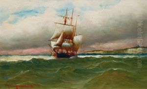 Three Master In The English Channel