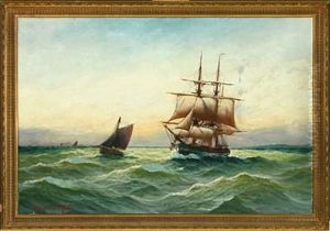 Seascape With Ships Seascape With Ships