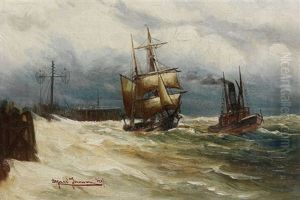 Ausfahrt Aus Dem Cuxhavener Hafen Ausfahrt Aus Dem Cuxhavener Hafen
