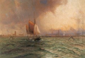 Auslaufender Ewer Vor Wismar Auslaufender Ewer Vor Wismar