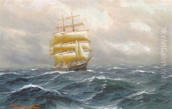 Vollschiff Im Nordwest Passat - view 1