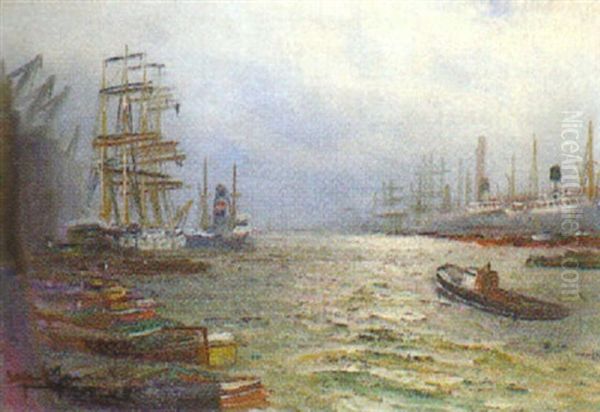 Schiffe Im Hamburger Hafen - view 1