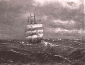 Viermaster by Alfred Serenius Jensen