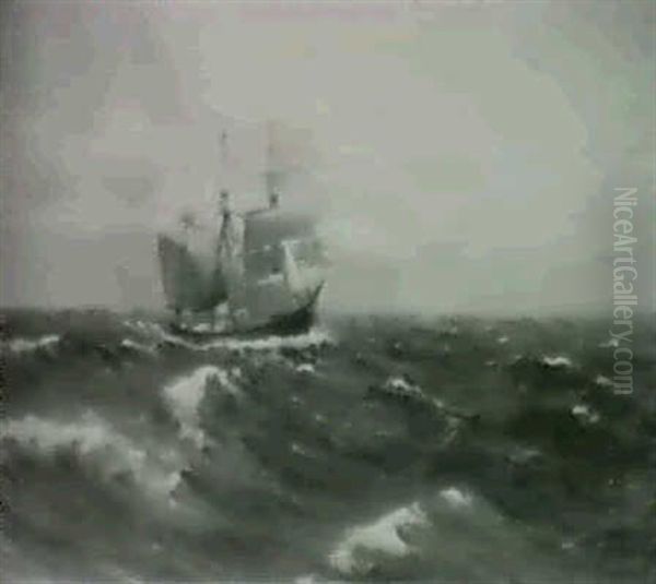 Segelschiff Auf Hoher See - view 1