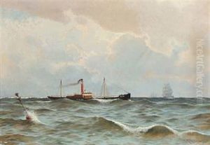 Seascape With Sailing Ships Seascape With Sailing Ships