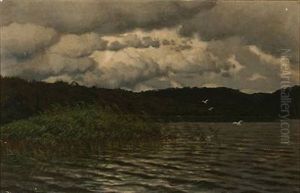 View From Skarrit Lake, Denmark by Carl Milton Jensen