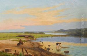 Summer Evening With Fishermen