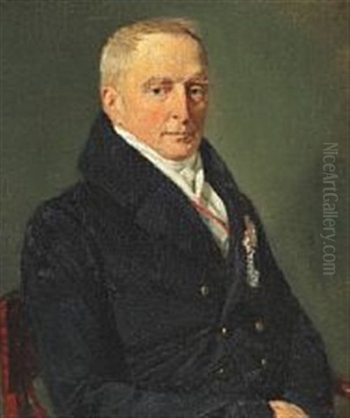 Portrait Of Privy Councillor, Chamberlain Carl Emil Count Moltke (1773-1858) - view 1