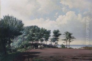 Labourage En Bord De Mer by Edvard Michael Jensen