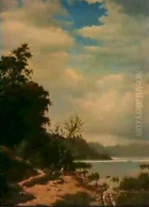 Idylle Am Seeufer by Ellen Margrethe Jensen