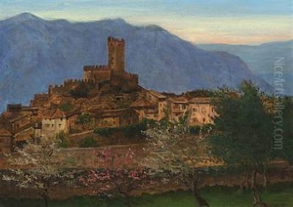 Ved Malcesine, Gardadsoen - view 1