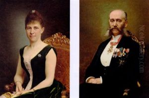 Portraet Af En Herre Med Sankt Olafsordnen