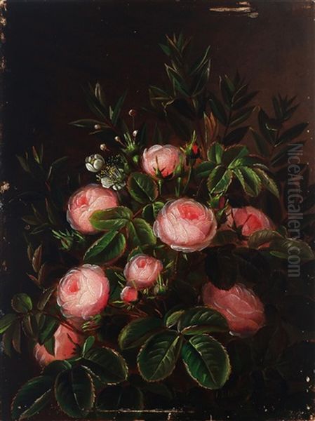 Still Life With Pink Roses - view 1