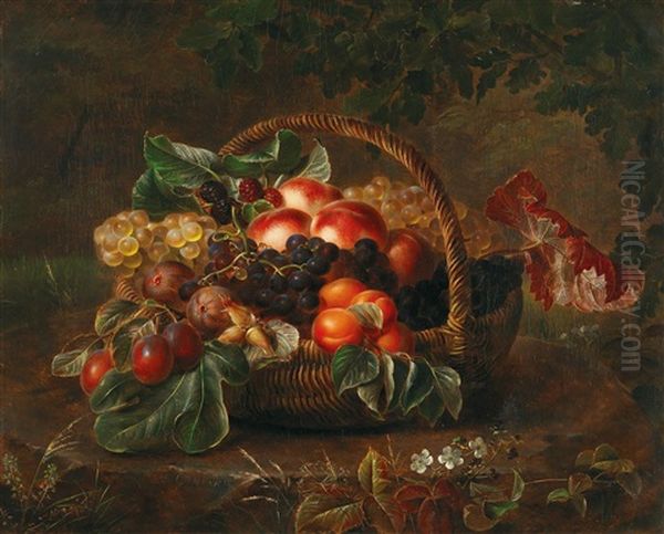 A Basket With Fruits - view 1