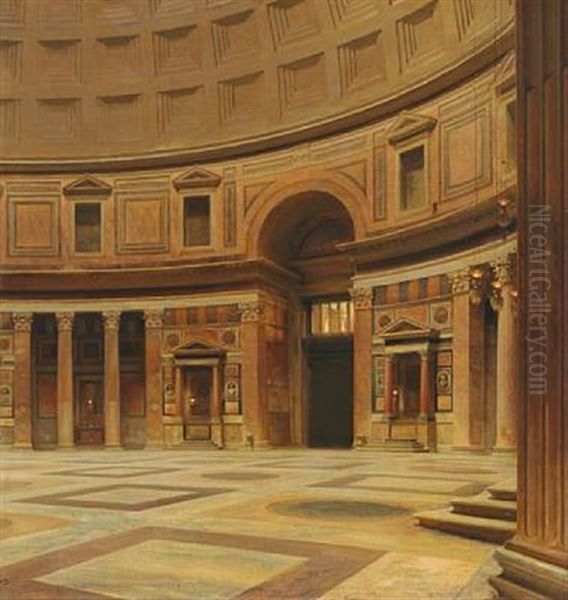 Det Indre Af Pantheon I Rom - view 1