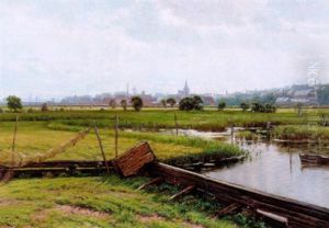 Randers, Set Fra Engene Ved Kristrup Randers, Set Fra Engene Ved Kristrup