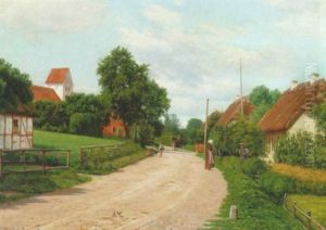 Indkorsel Til En Landsby Pa Fyen Indkorsel Til En Landsby Pa Fyen