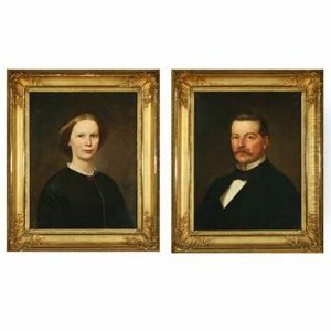 Portrait Of Otto Ferdinand Von Linstow (+ Portrait Of Nicoline Von Linstow; Pair) Portrait Of Otto Ferdinand Von Linstow (+ Portrait Of Nicoline Von Linstow; Pair)